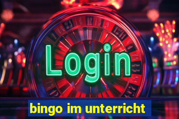 bingo im unterricht