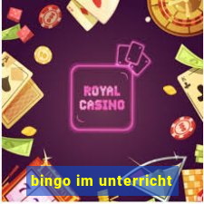 bingo im unterricht