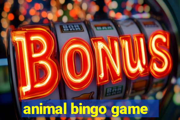 animal bingo game