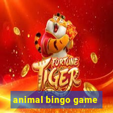 animal bingo game