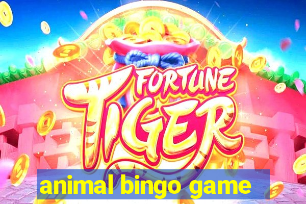 animal bingo game