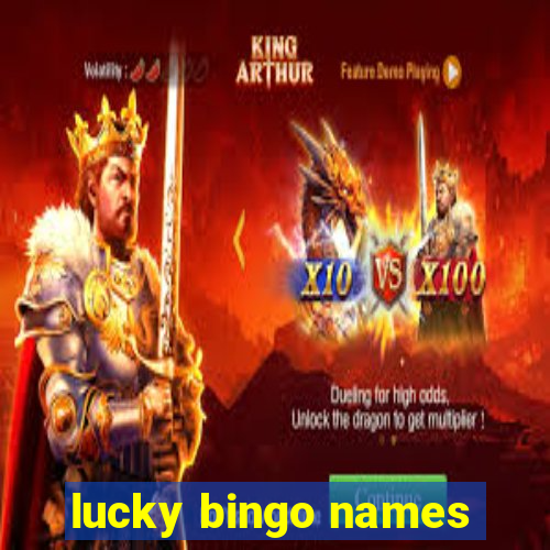 lucky bingo names