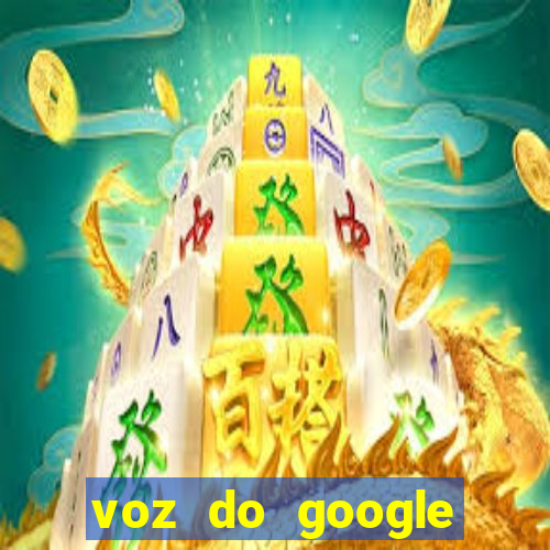 voz do google tradutor homem