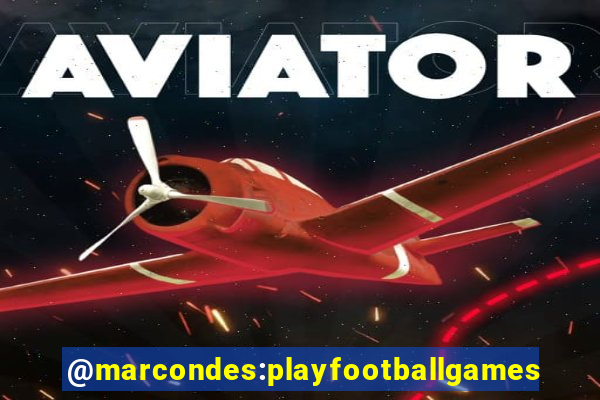 @marcondes:playfootballgames bingo football