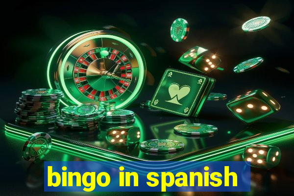 bingo in spanish