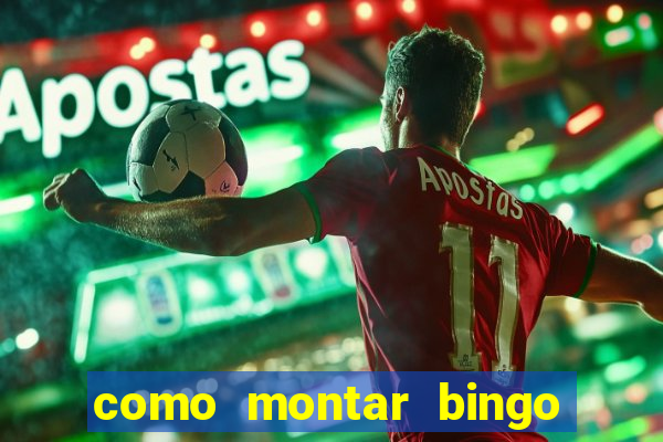 como montar bingo brinquedos toia