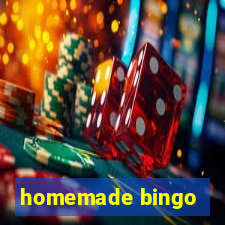 homemade bingo