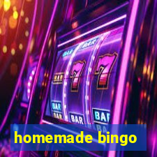 homemade bingo