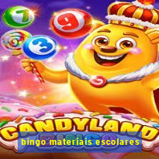 bingo materiais escolares