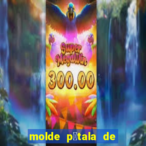 molde p茅tala de flor grande