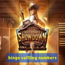 bingo callling numbers