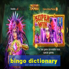 bingo dictionary