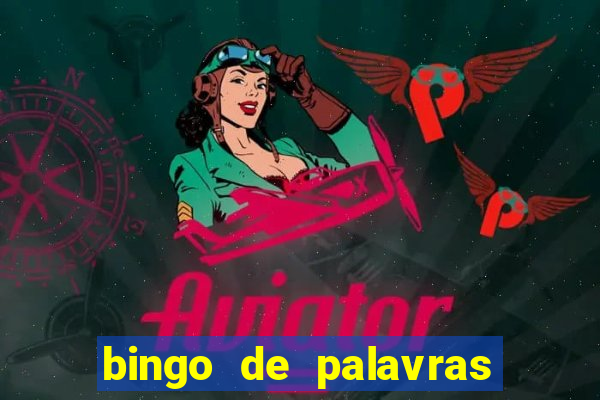 bingo de palavras para imprimir colorido