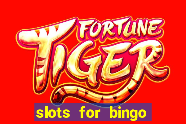 slots for bingo prova de pagamento