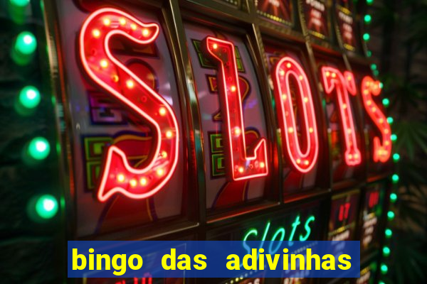 bingo das adivinhas para imprimir