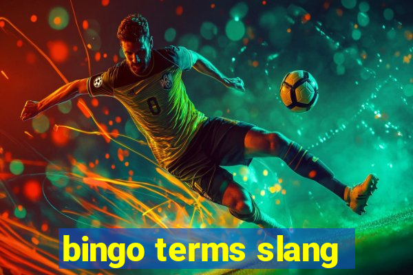 bingo terms slang