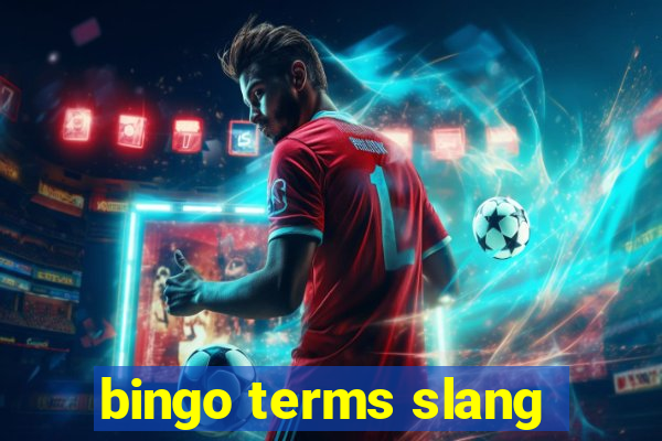 bingo terms slang