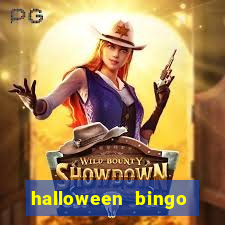 halloween bingo games for kids