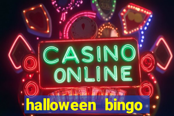 halloween bingo games for kids