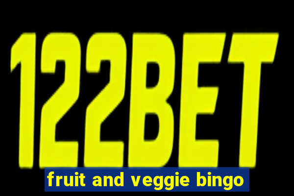 fruit and veggie bingo