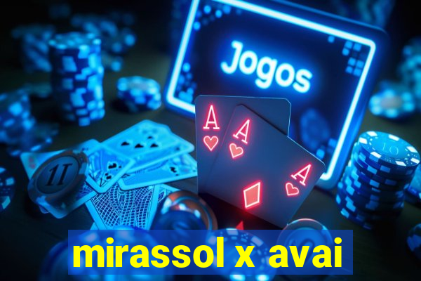 mirassol x avai