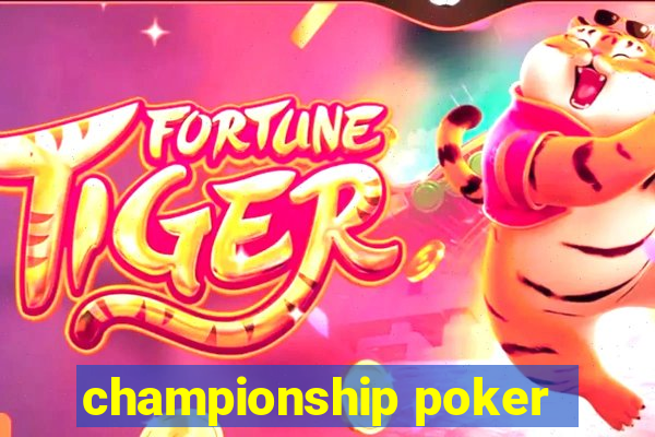 championship poker