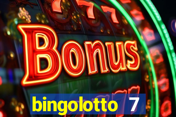 bingolotto 7 januari 2024