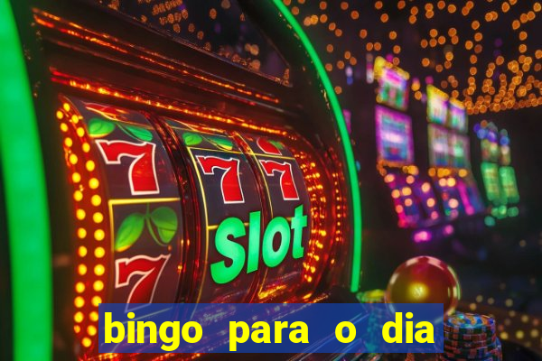 bingo para o dia da mulher