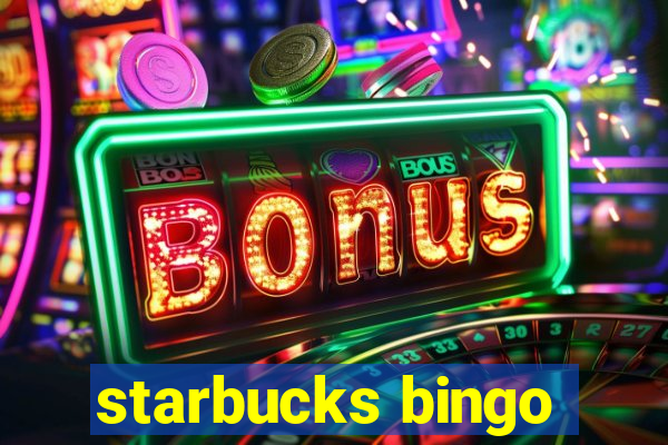 starbucks bingo