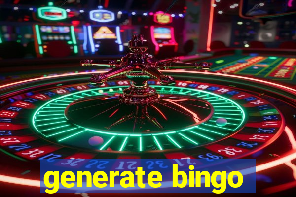 generate bingo