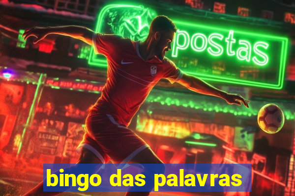 bingo das palavras