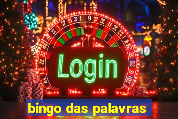 bingo das palavras