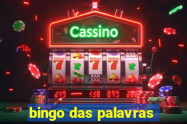 bingo das palavras