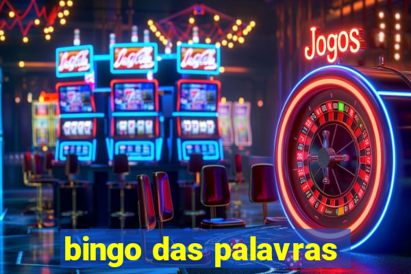 bingo das palavras