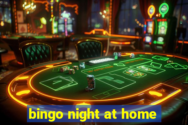 bingo night at home