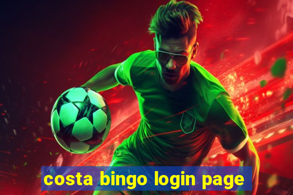 costa bingo login page