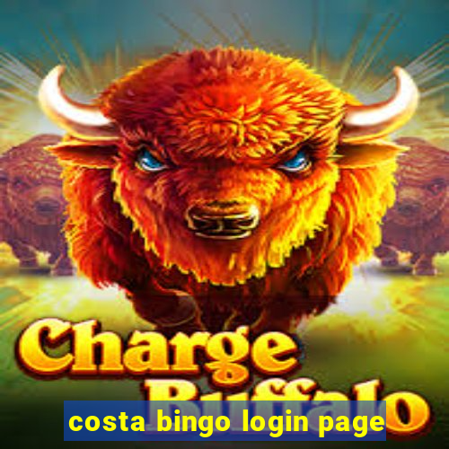 costa bingo login page