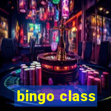 bingo class