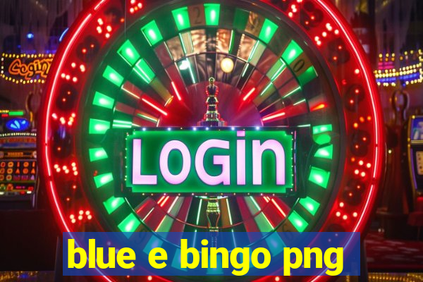 blue e bingo png