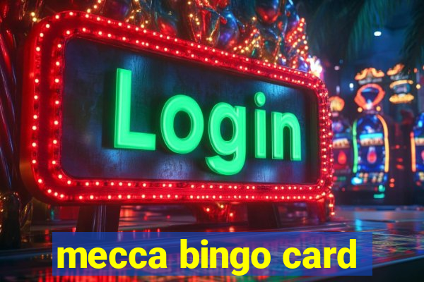 mecca bingo card