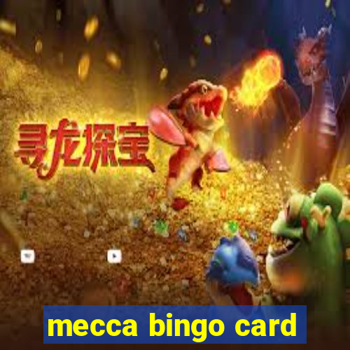 mecca bingo card