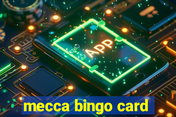 mecca bingo card