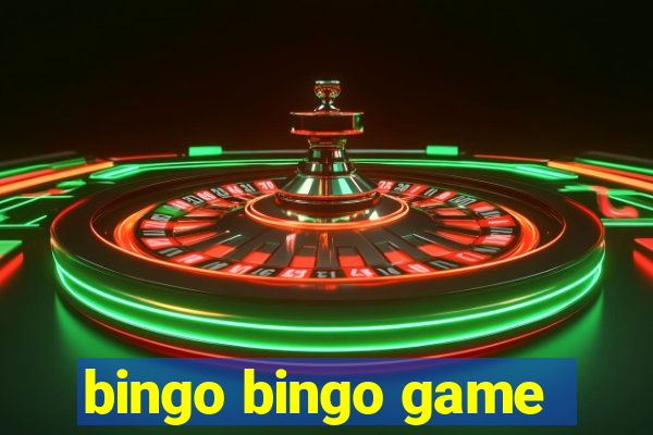 bingo bingo game