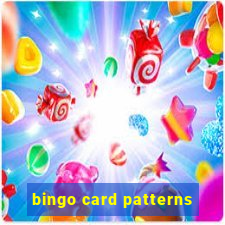 bingo card patterns