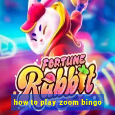 how to play zoom bingo