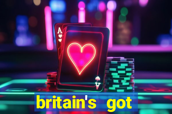 britain's got talent bingo