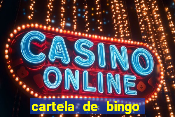 cartela de bingo para imprimir gratis