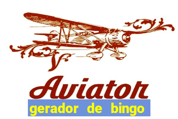 gerador de bingo de palavras