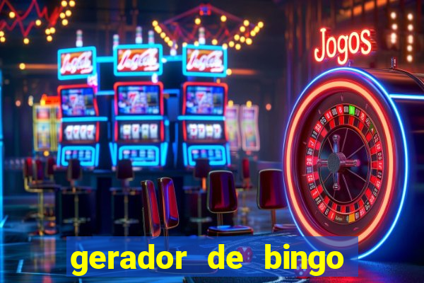 gerador de bingo de palavras