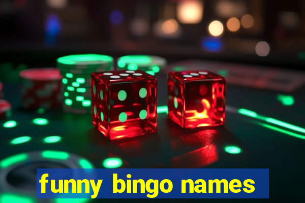 funny bingo names